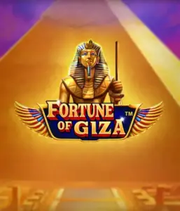 Uncover the ancient world of Fortune of Giza slot by Pragmatic Play, featuring a stunning depiction of a Pharaoh amid the iconic pyramid backdrop. This image conveys the splendor of Egyptian history, great for fans of Egyptian-themed slots, delivering a captivating escape.